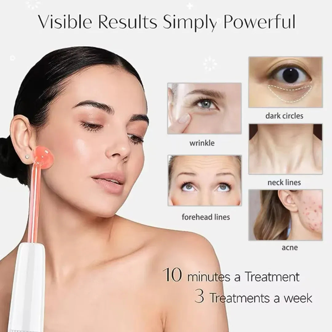 Skanto | Professioneller Hochfrequenzstab – Anti-Aging und Hauterneuerung