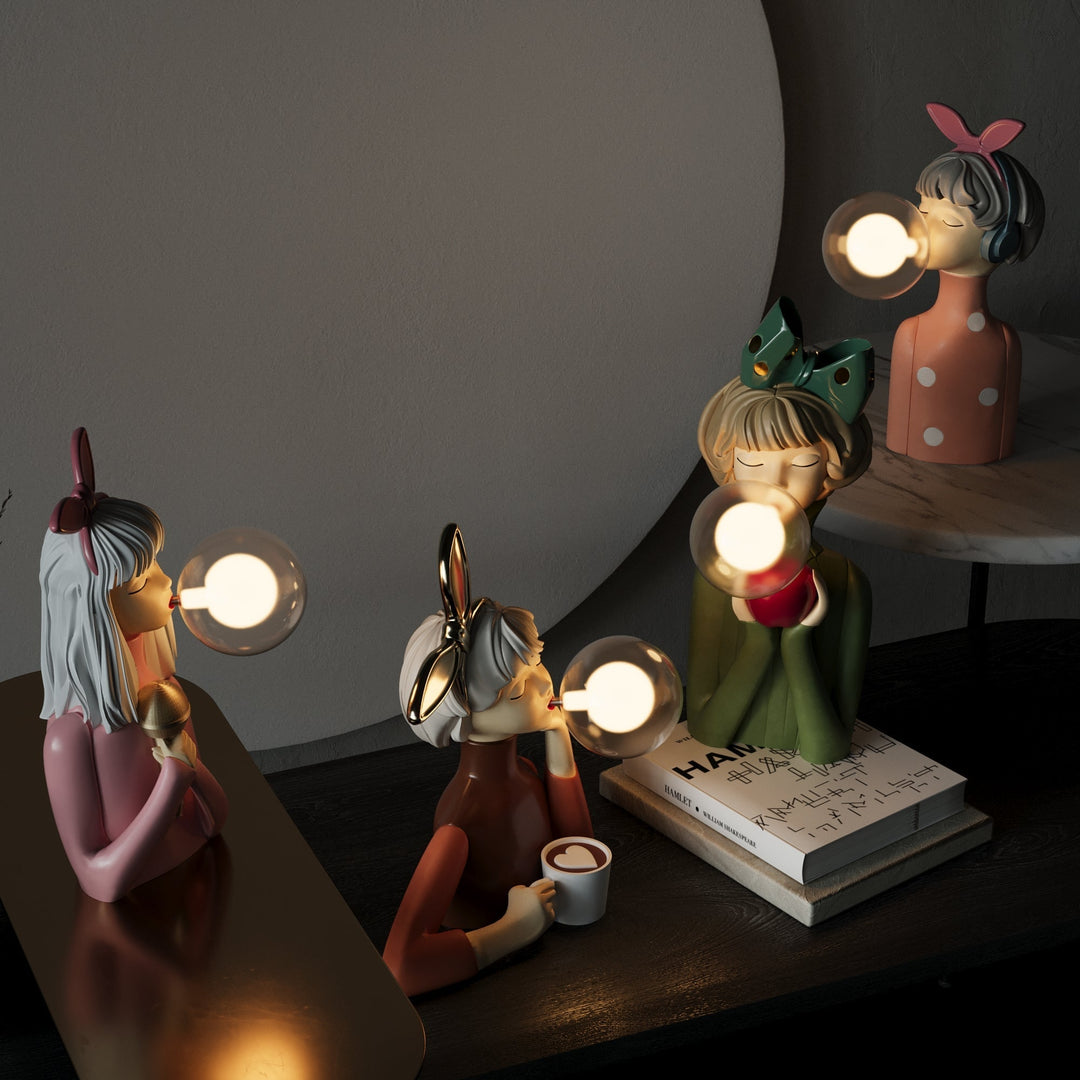 Skanto | Elegante Retro-Tischlampe für das Wohnzimmer – Handgefertigte dekorative Beleuchtung