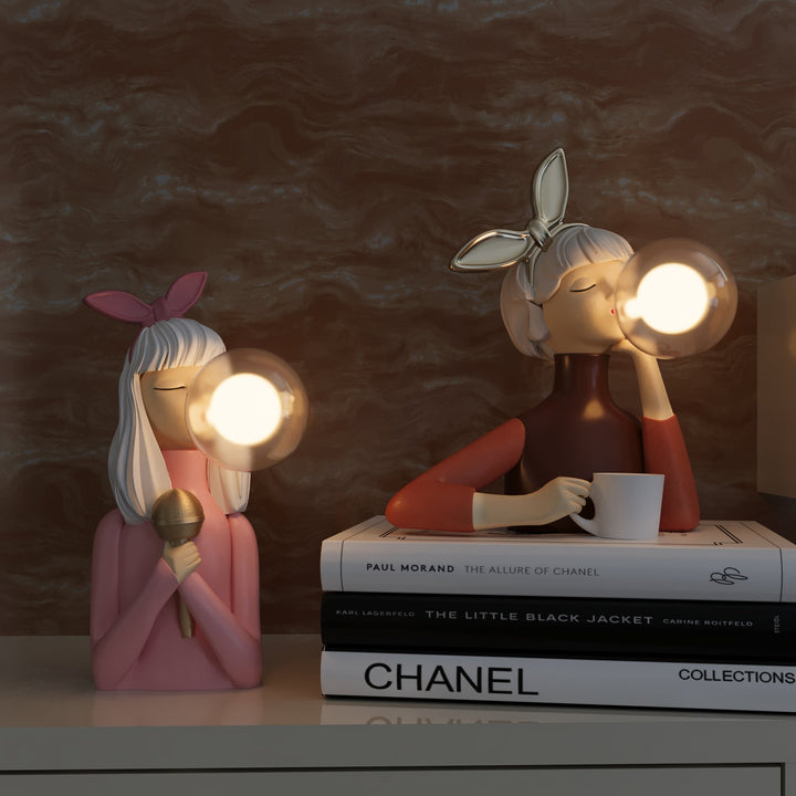 Skanto | Elegante Retro-Tischlampe für das Wohnzimmer – Handgefertigte dekorative Beleuchtung
