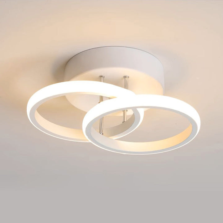 Skanto | LED-Deckenleuchte mit schwarzem Metallrahmen