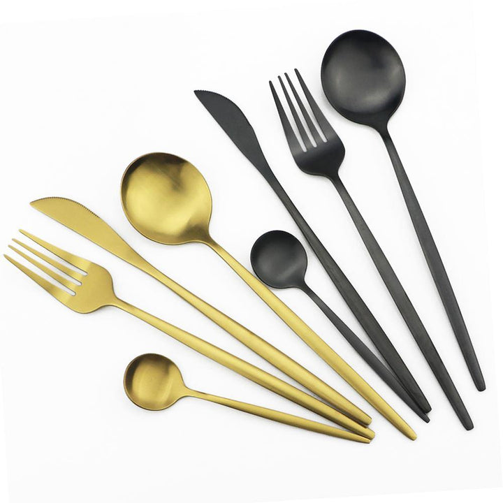 Skanto | Minimalistisches 36-teiliges Edelstahl-Besteckset: Eleganz und Langlebigkeit
