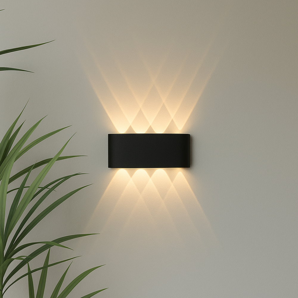 Skanto | Moderne Innen- und Außenwandleuchte – Minimalistische LED-Leuchte