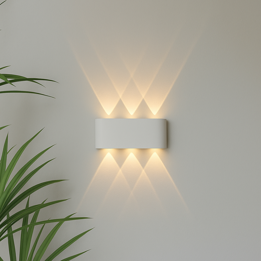 Skanto | Moderne Innen- und Außenwandleuchte – Minimalistische LED-Leuchte