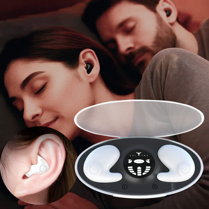 Skanto | Unsichtbare kabellose Schlaf-Ohrhörer | IPX5 wasserdicht, Bluetooth 5.3 für komfortablen Schlaf & Entspannung