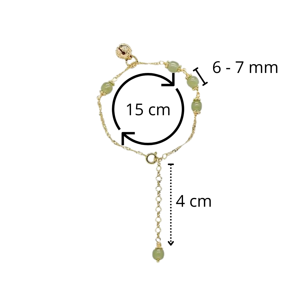 Hetian Jade Glockenarmband