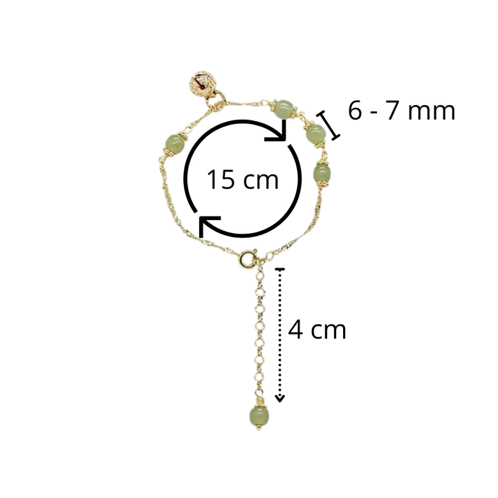 Hetian Jade Glockenarmband