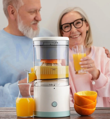 Skanto | Elektrische Zitruspresse mit Saftauffangbehälter – Für frischen Saft in Sekunden