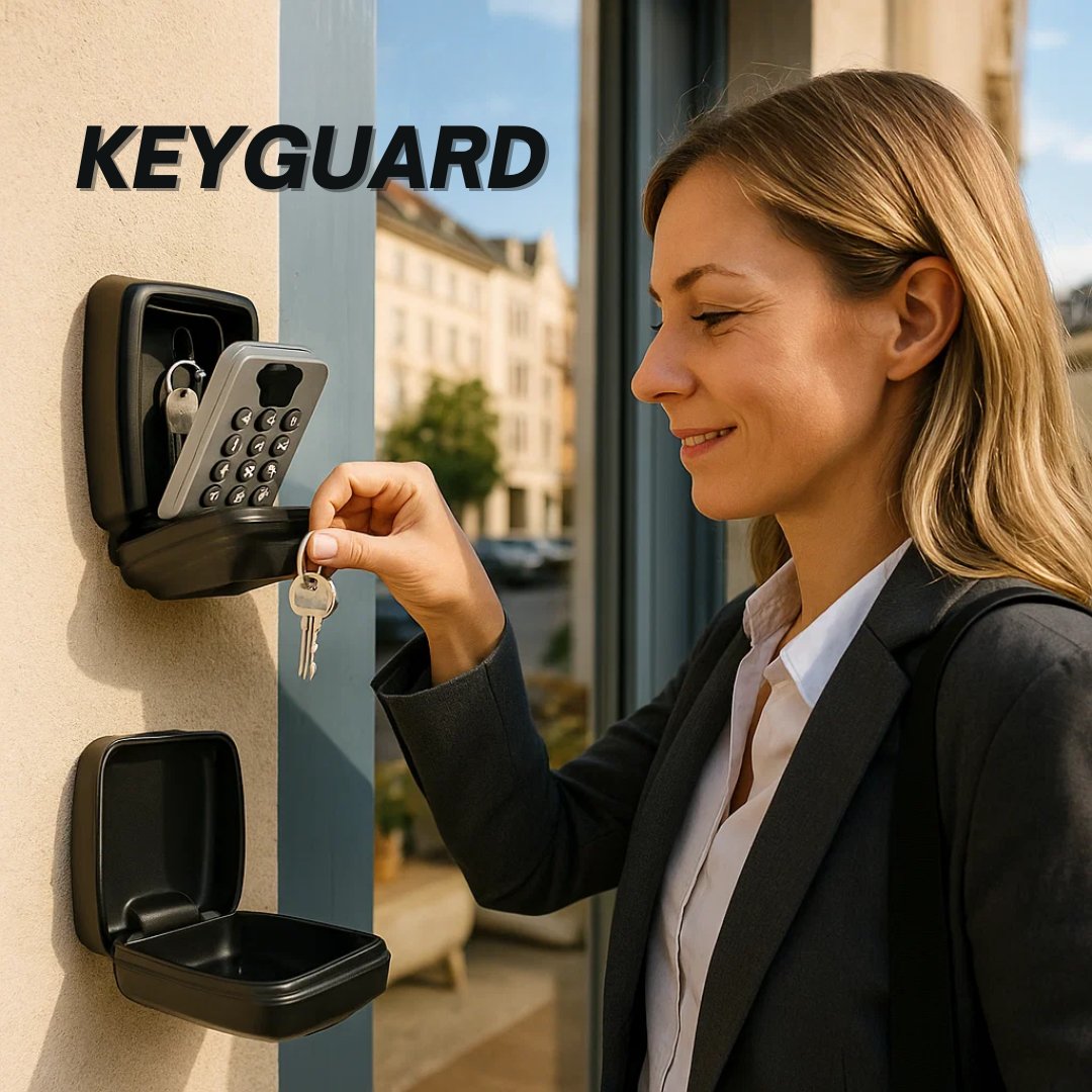 KeyGuard Outdoor-Safe – Wasserdichter Wand-Schlüsselkasten | Skanto