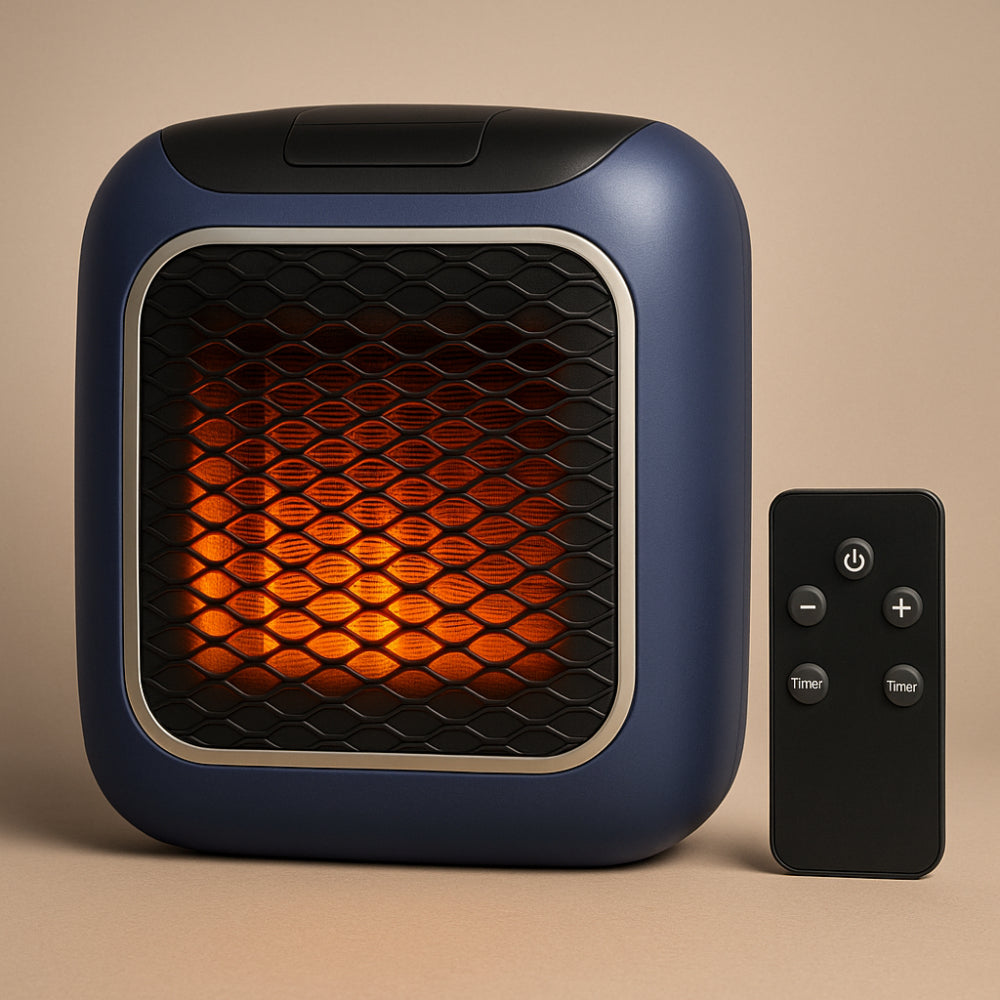 Skanto | WarmiWall Keramik-Wandheizung – Energiesparender Mini-Heizkörper mit Thermostat