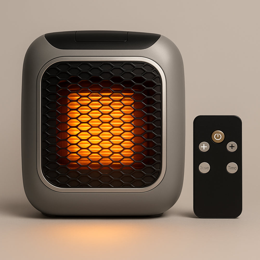 Skanto | WarmiWall Keramik-Wandheizung – Energiesparender Mini-Heizkörper mit Thermostat