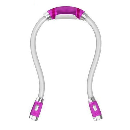 Skanto | FlexiGlow Nackenleuchte – Tragbare LED-Beleuchtung für Handarbeiten und Lesen