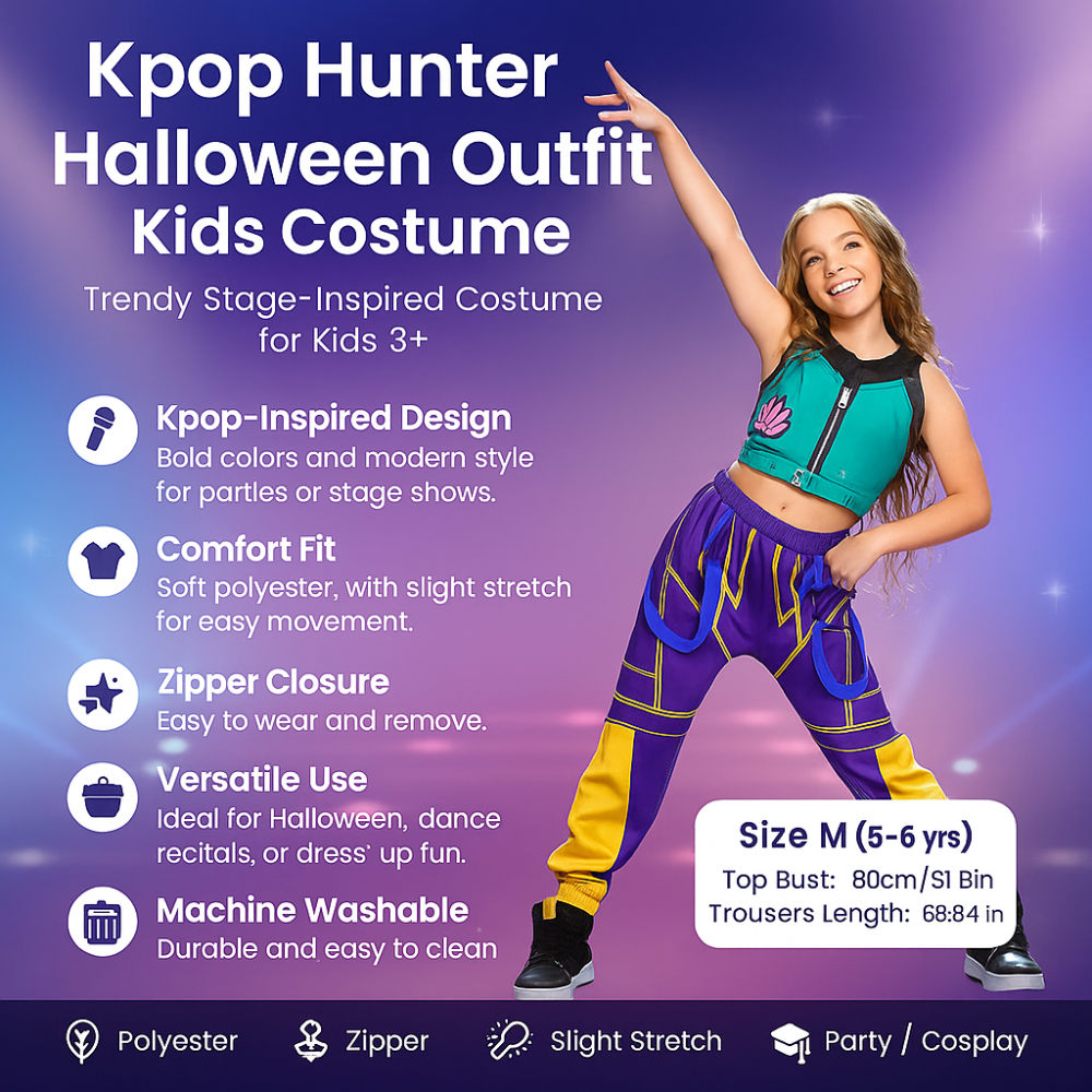 Skanto | Kpop Hunter Halloween Kostüm für Kinder