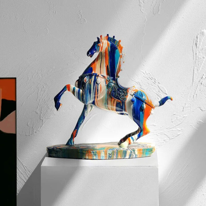 Skanto | Bunte Bullen-Skulptur