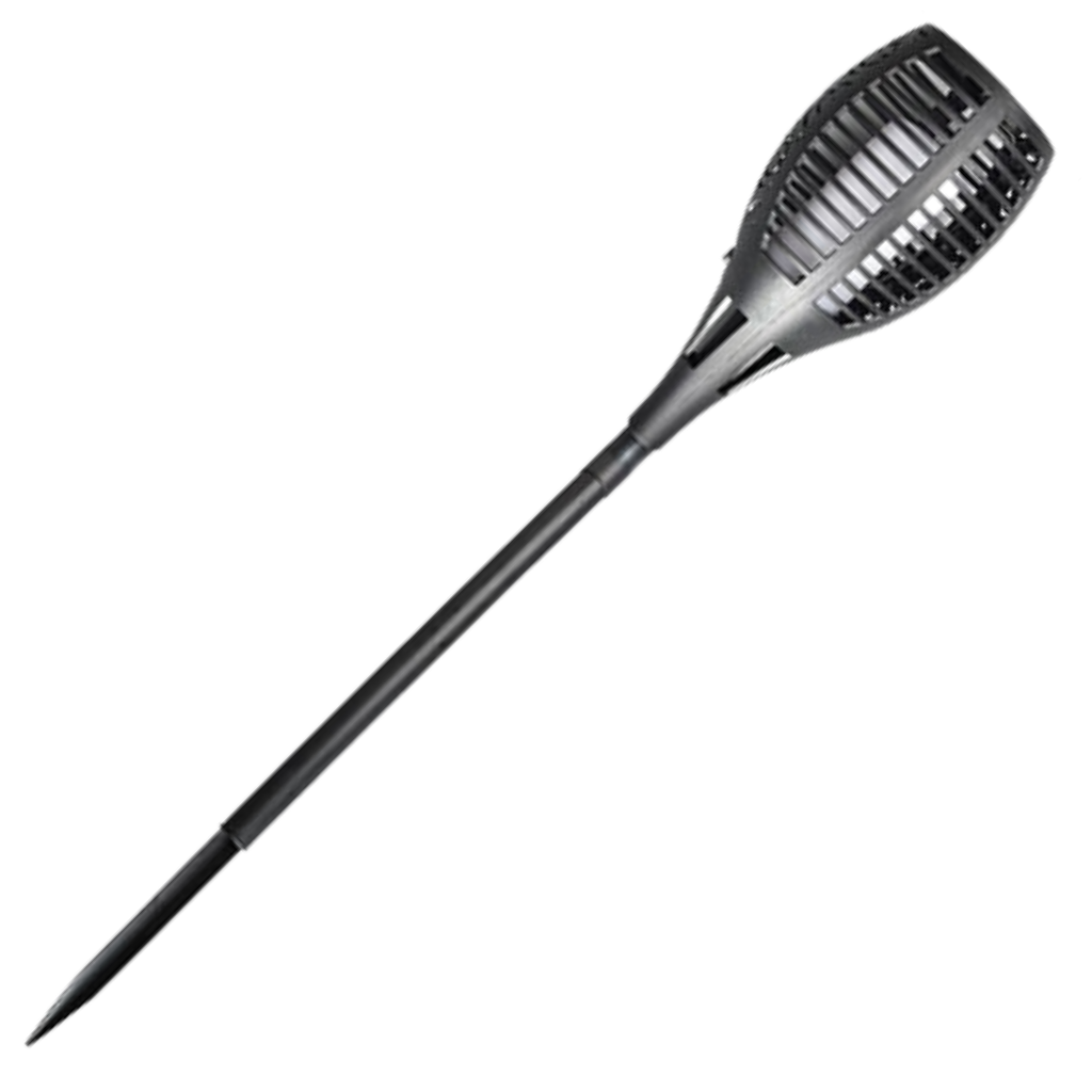 LED-Solarfackel mit flackernder Flamme