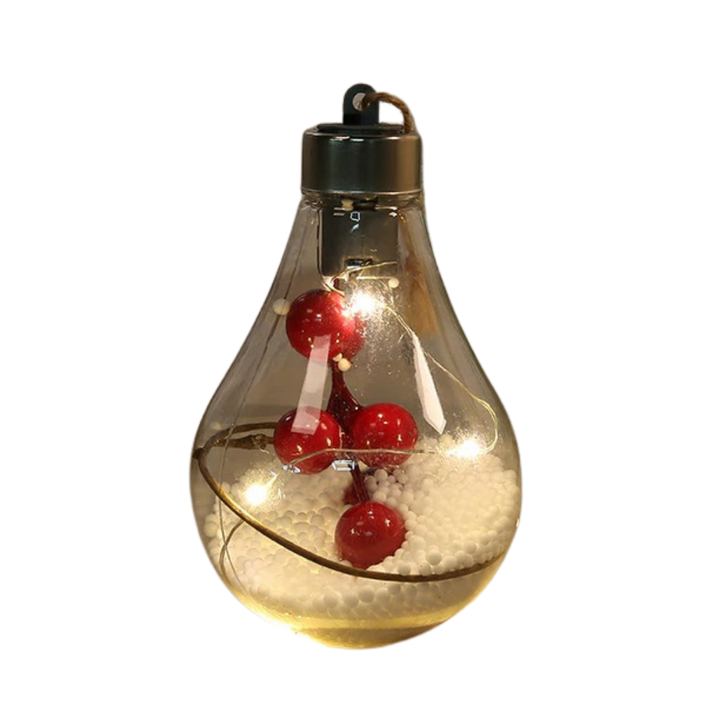 LED-Transparente Weihnachtsbaumkugel-Glühbirne