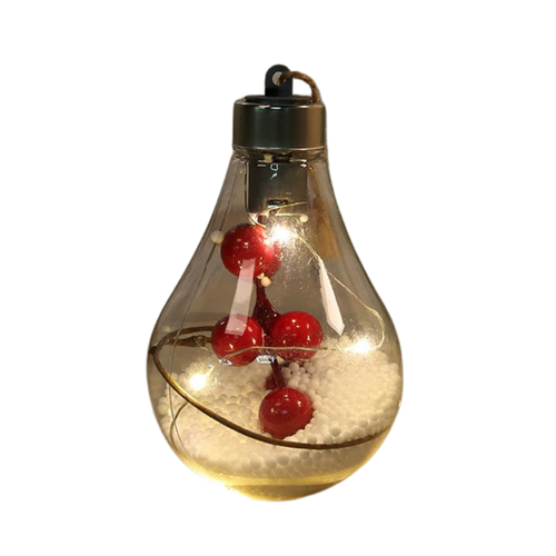 LED-Transparente Weihnachtsbaumkugel-Glühbirne