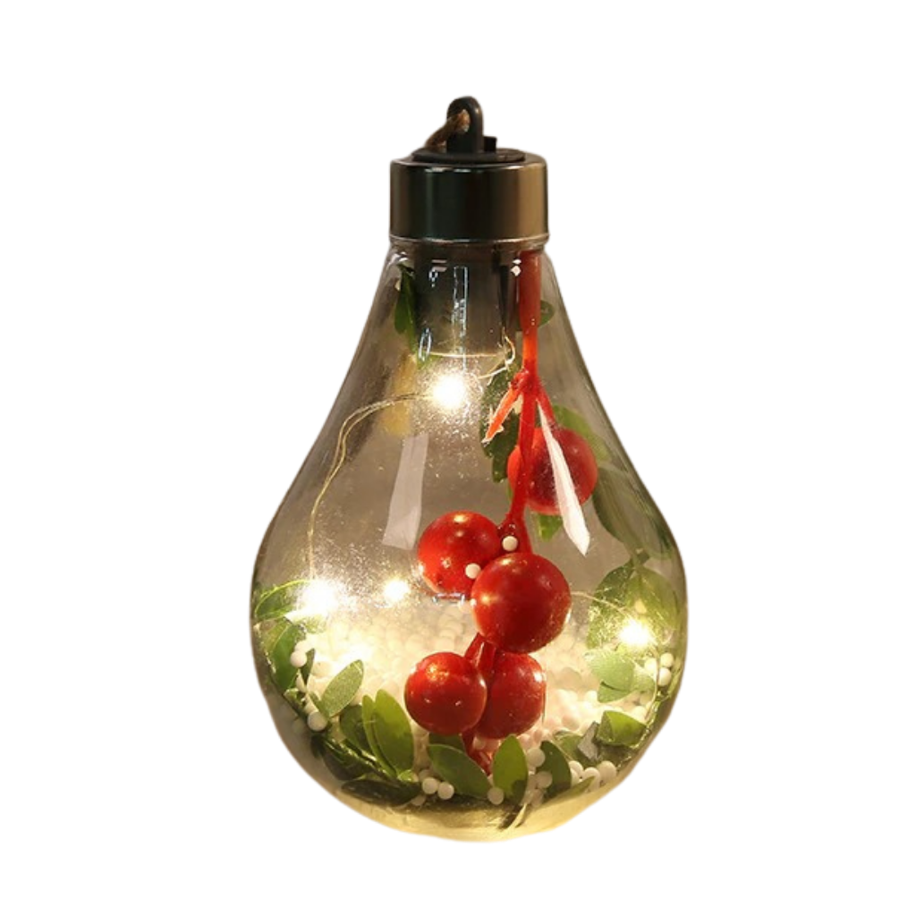 LED-Transparente Weihnachtsbaumkugel-Glühbirne