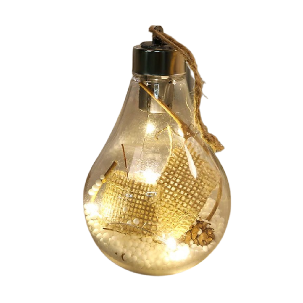 LED-Transparente Weihnachtsbaumkugel-Glühbirne