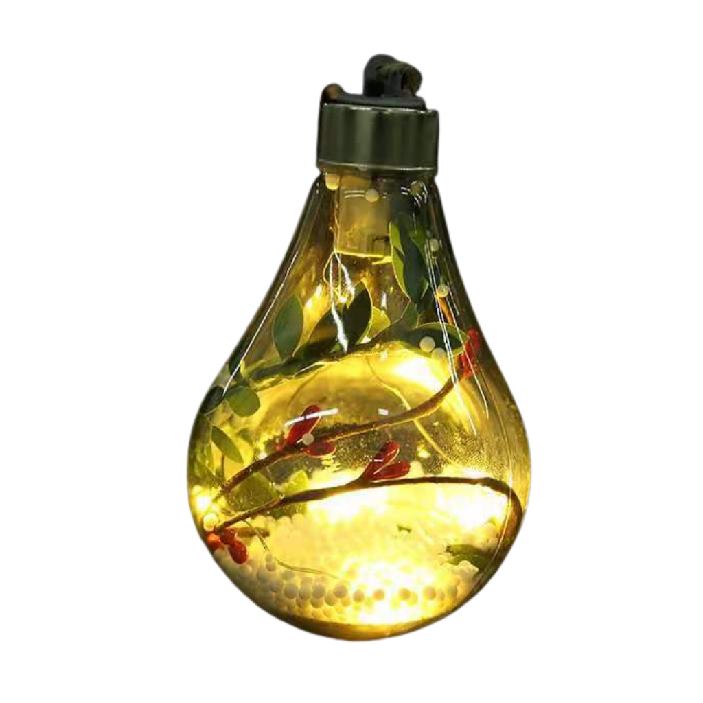 LED-Transparente Weihnachtsbaumkugel-Glühbirne