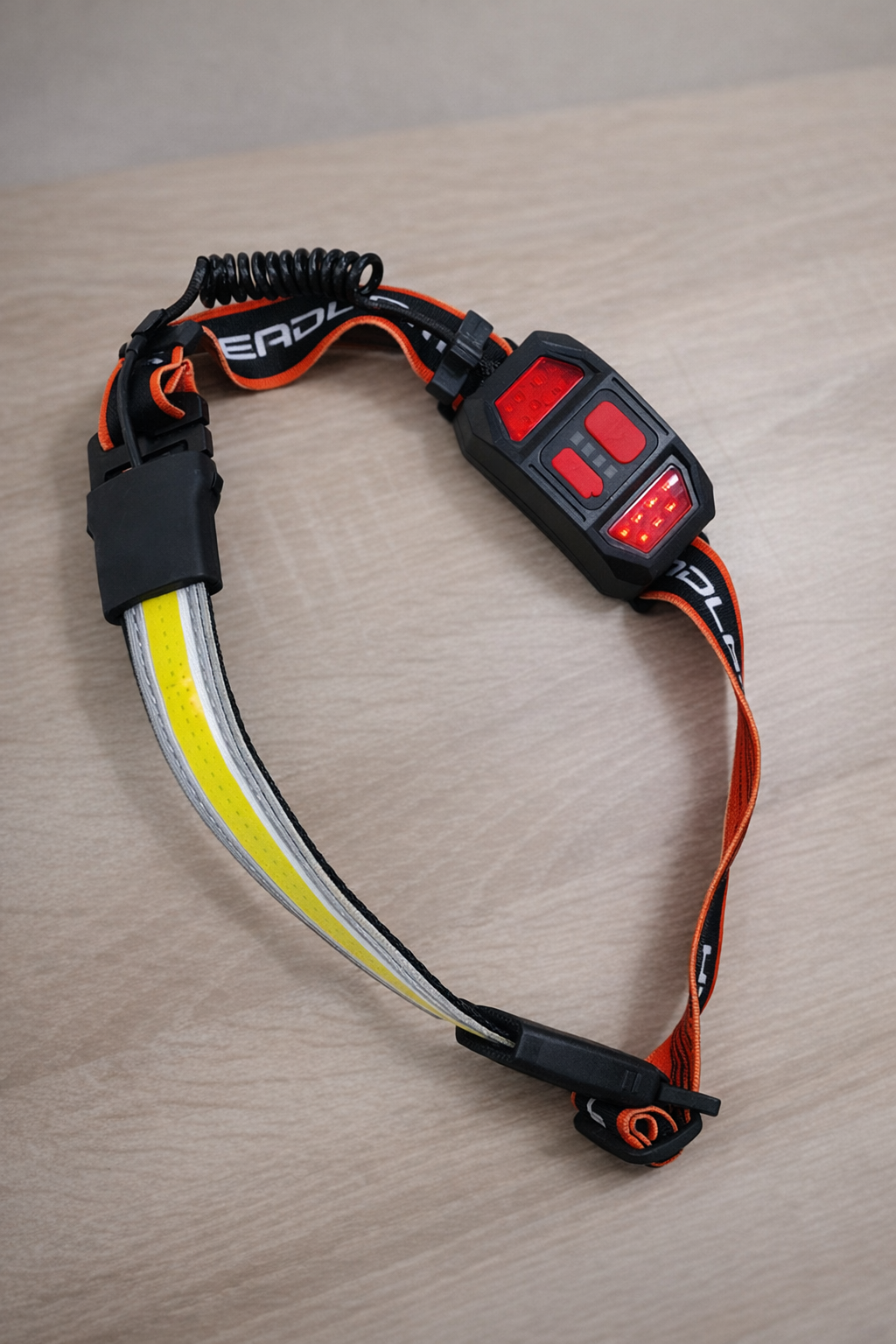 Skanto | Hopedone Wiederaufladbare Stirnlampe 1000 Lumen, 230° Weitwinkel, wasserdicht, 2er-Pack, Orange