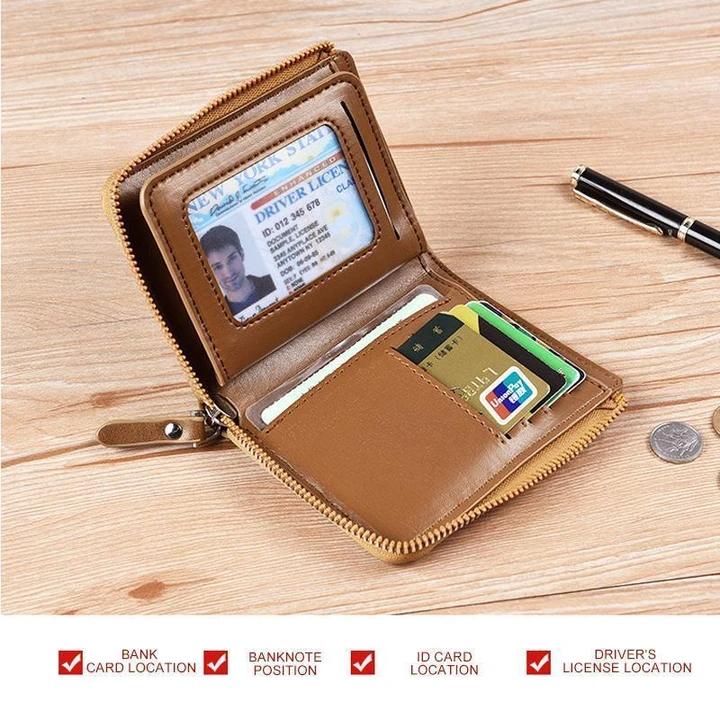 RFID-blockierendes Portemonnaie für Herren