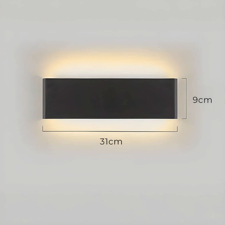 Skanto | Moderne LED-Wandleuchte – Elegantes Design aus Aluminium & Glas