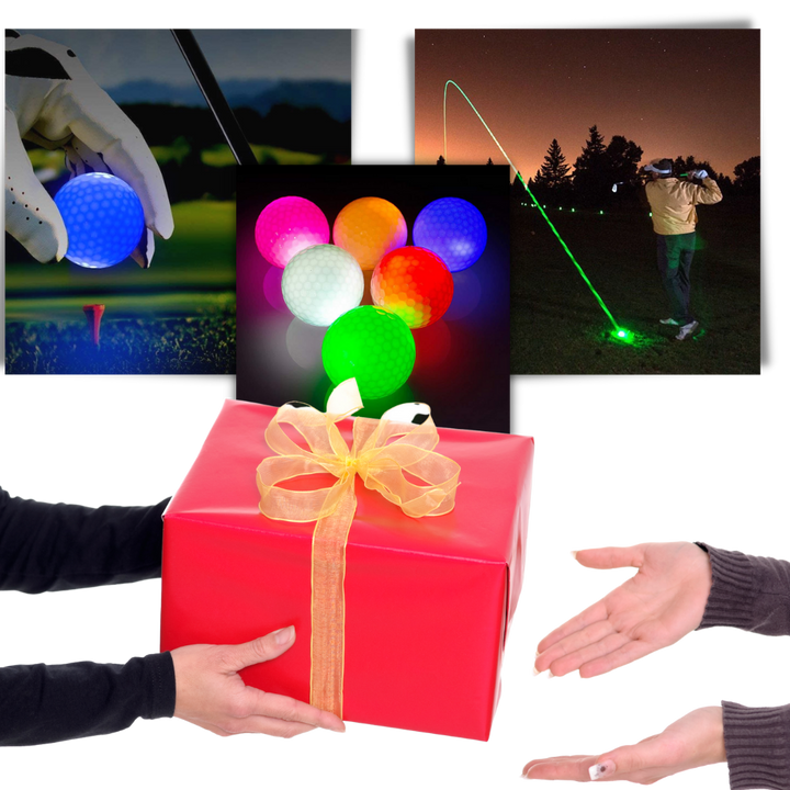 Packung mit 6 LED-Leuchtgolfbällen