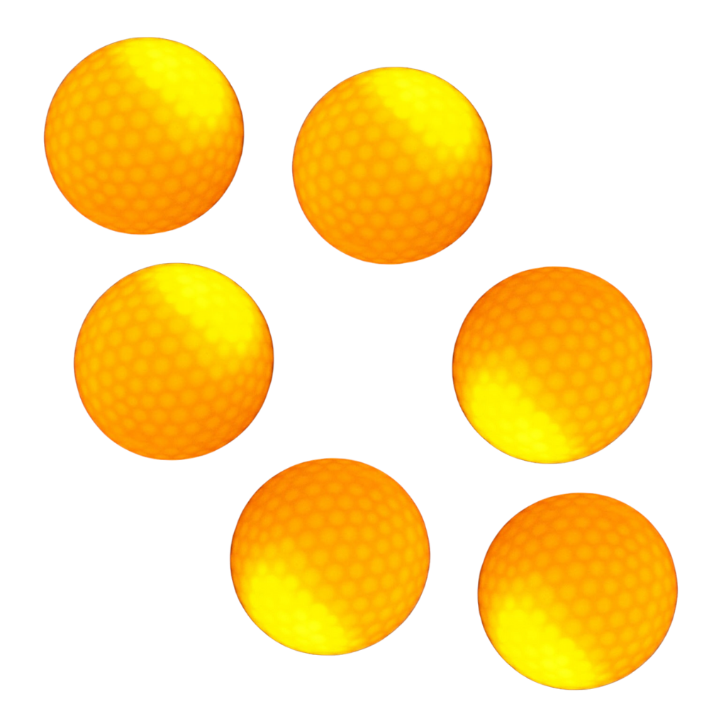Packung mit 6 LED-Leuchtgolfbällen