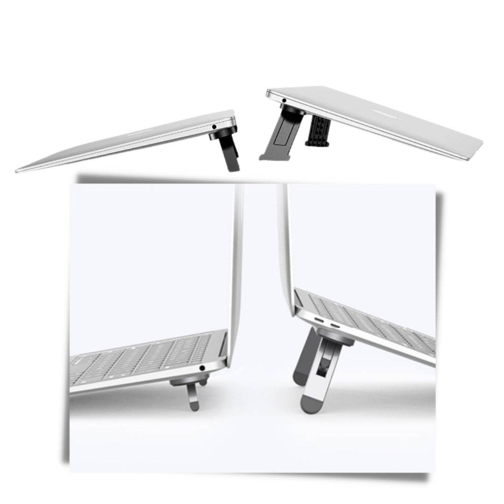 Leichter, unsichtbarer Aluminiumhalter für Laptops