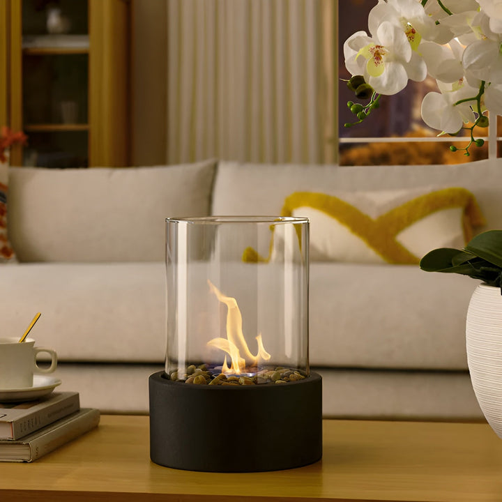 Skanto | Lujolux Tischkamin – Stilvoller Bio-Ethanol-Kamin für Gemütlichkeit und Wärme