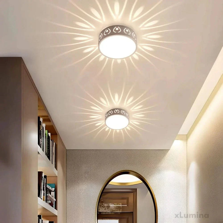 Skanto | Lunoval LED Deckenleuchte – Ultraflache runde Leuchte