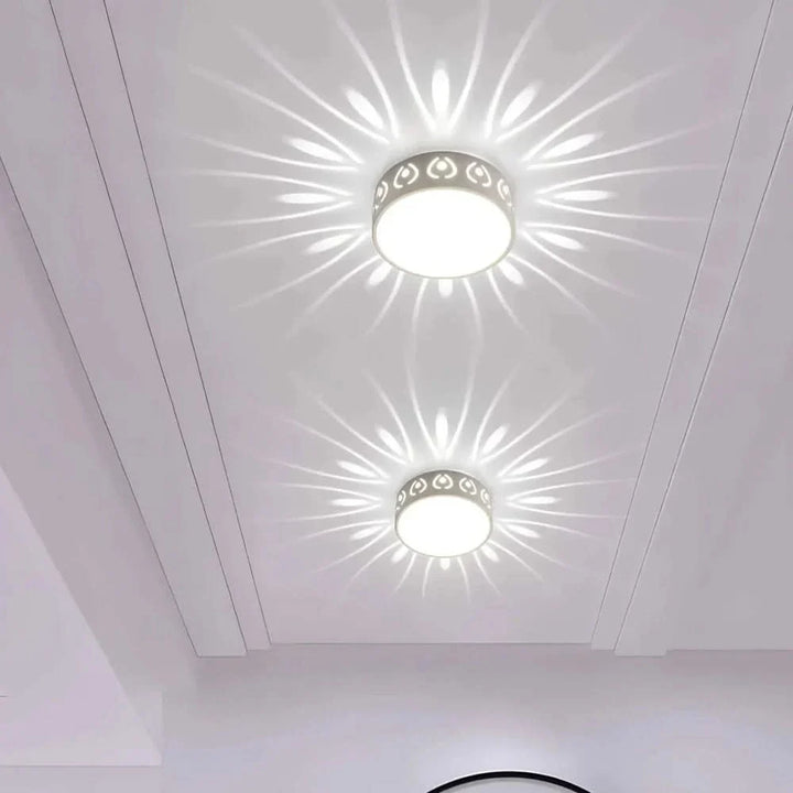 Skanto | Lunoval LED Deckenleuchte – Ultraflache runde Leuchte