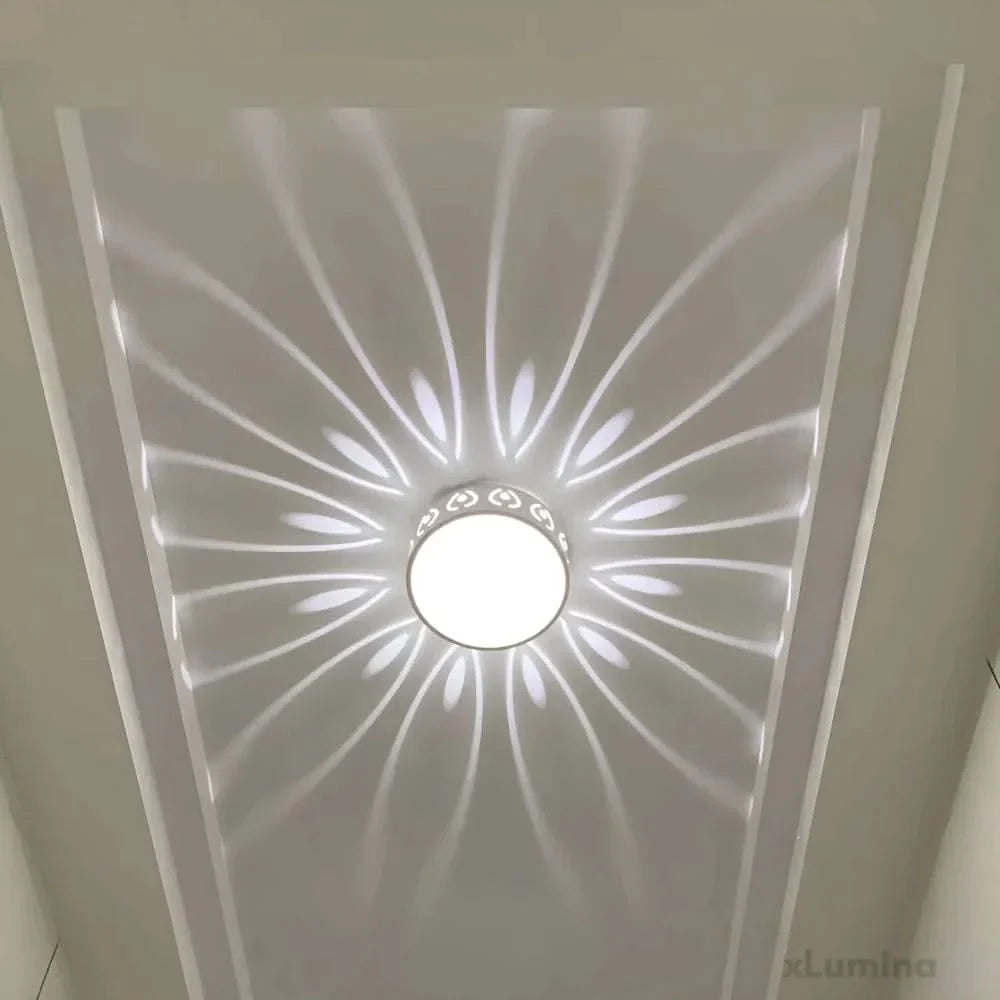 Skanto | Lunoval LED Deckenleuchte – Ultraflache runde Leuchte