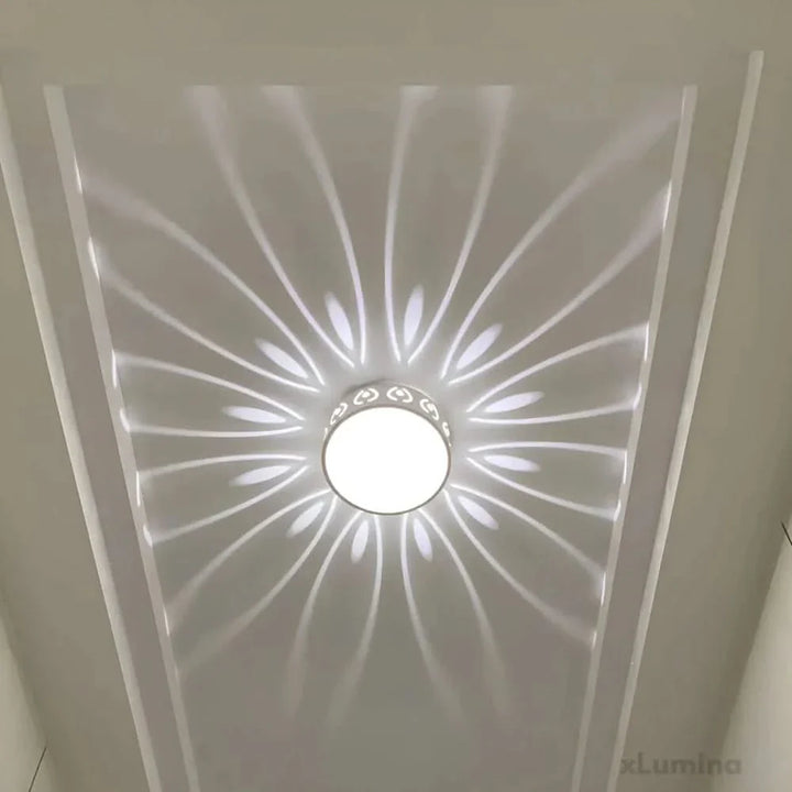 Skanto | Lunoval LED Deckenleuchte – Ultraflache runde Leuchte