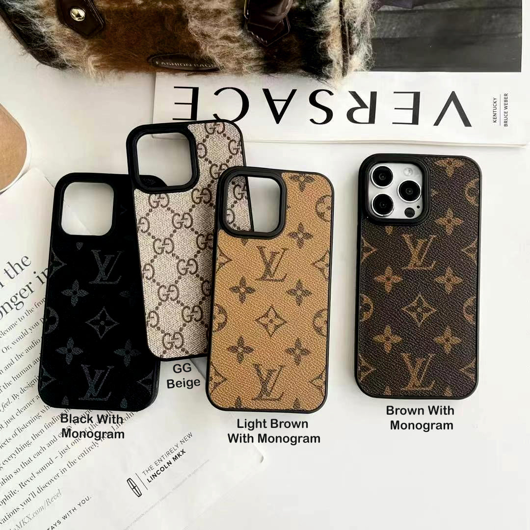 Skanto | Luxuriöse Marken Designer Lederhülle für iPhone