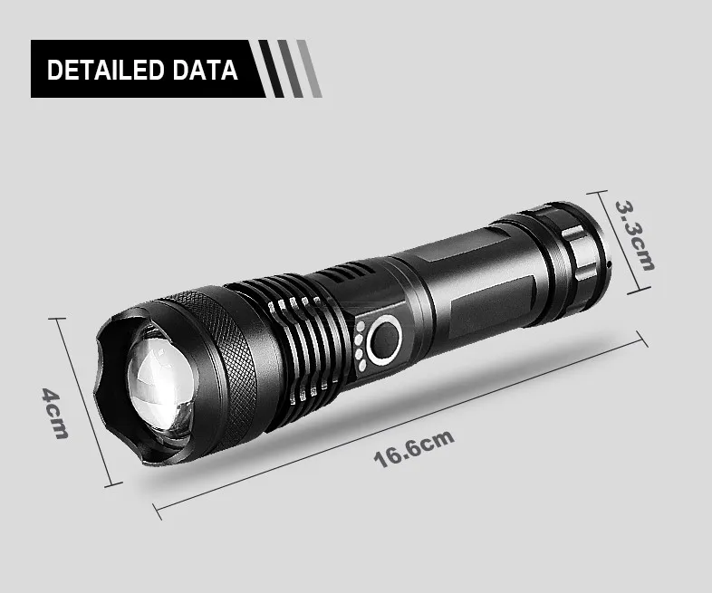 Skanto | LED-Taschenlampe | Wiederaufladbare Taschenlampe
