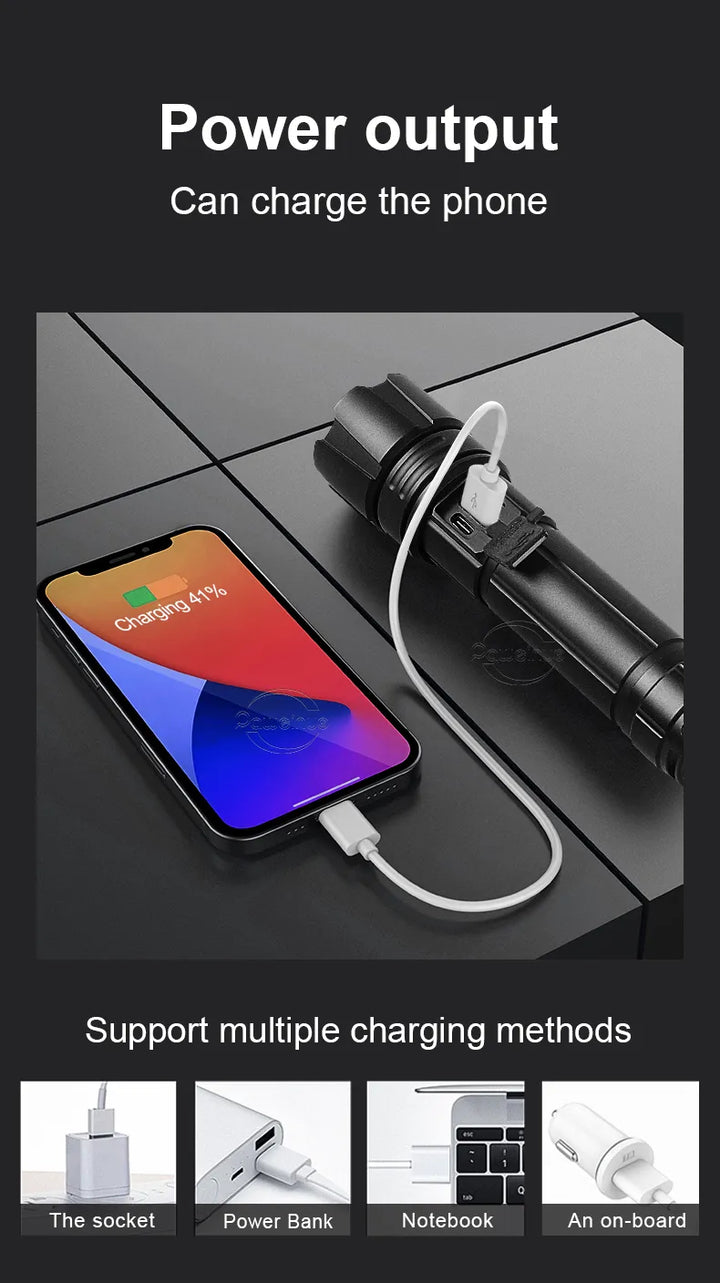 Skanto | LED-Taschenlampe | Wiederaufladbare Taschenlampe