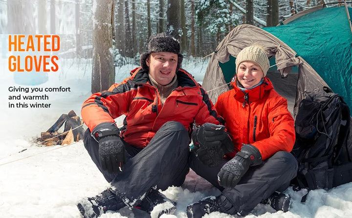 Skanto | Thermobeheizte Handschuhe | Wasserdichte, wiederaufladbare Winterhandschuhe
