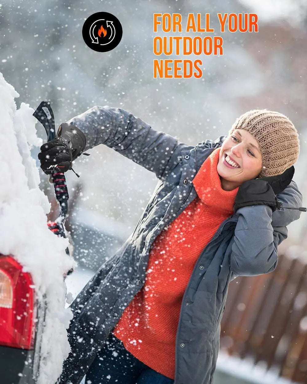 Skanto | Thermobeheizte Handschuhe | Wasserdichte, wiederaufladbare Winterhandschuhe