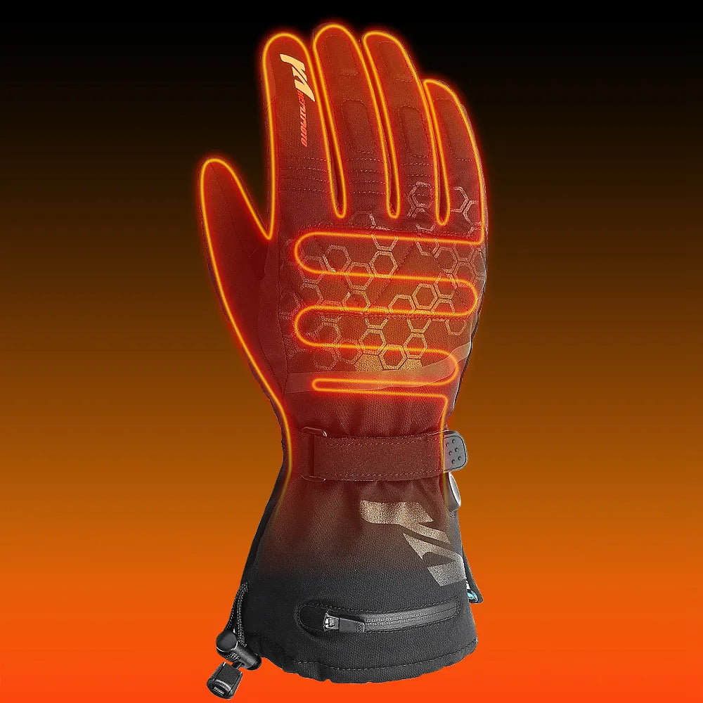 Skanto | Thermobeheizte Handschuhe | Wasserdichte, wiederaufladbare Winterhandschuhe