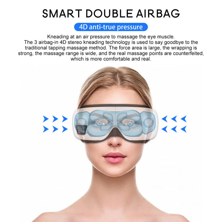 Smartes Augenmassagegerät mit Airbag-Technologie Skanto
