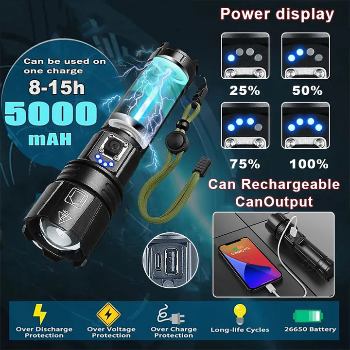 Skanto | LED-Taschenlampe | Wiederaufladbare Taschenlampe