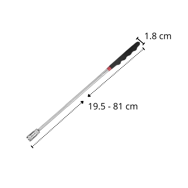Ausziehbares magnetisches Greifwerkzeug mit LED