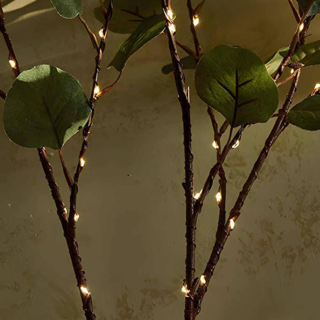 Skanto | LumiVista Magische Olivenzweig-Lichterkette – 70cm Elegante LED-Dekoration