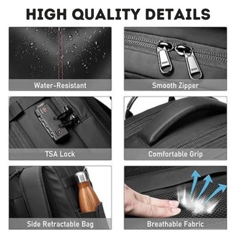 Skanto | Vakuum-Kompressionsrucksack – Entwickelt für Ihren Gear-Tech Vakuumierer | Smart reisen, leicht packen