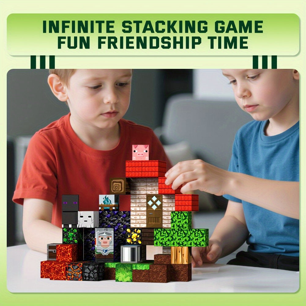 Skanto | Magnetische Bausteine Lernspielzeug-Set für Kinder