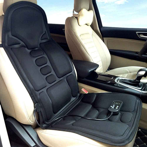 Skanto | Skanto Fashion Massagesitzauflage mit beheiztem Nackenkissen für Auto und Zuhause