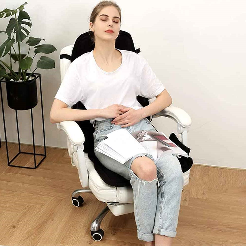 Skanto | 8-Modi Heiz-Massagepad für Rücken, Nacken und Ganzkörperentspannung – Perfekt für Auto und Zuhause