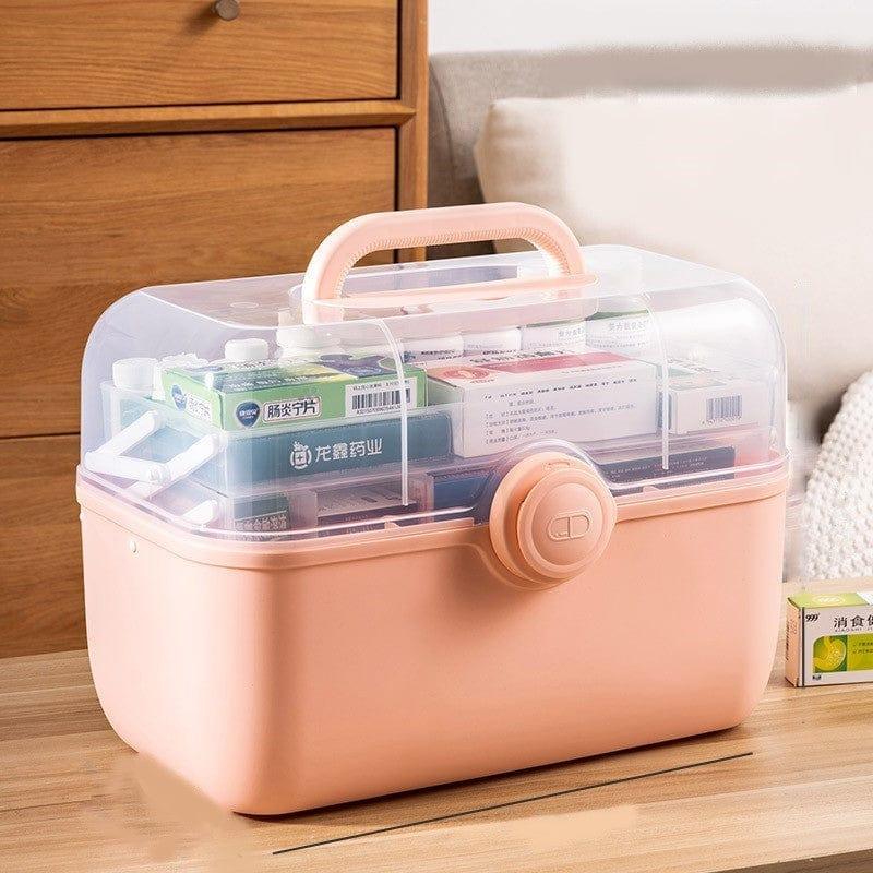 Skanto | MediSmart Pillen-Organizer – Kompakte wöchentliche Medikamentenbox für Zuhause und Reisen