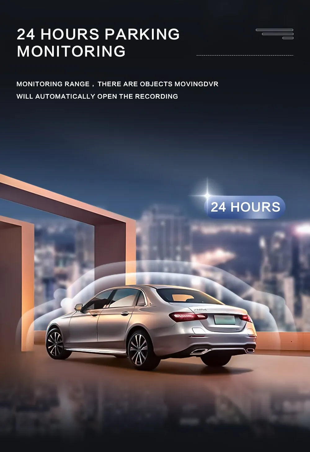 Dashcam mit Nachtsicht und IR-Technologie Skanto